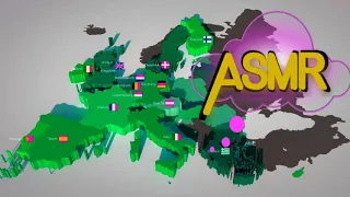 ASMR Map of Europe Quiz | Soft Spoken