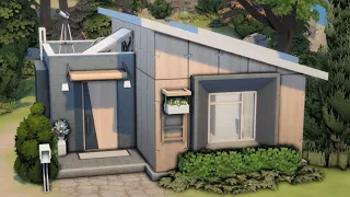 The Tiny House with the Concrete Floors | Sims 4 Speed Build