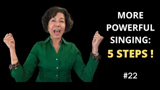 How to Sing with More Power and Volume!  5 STEP FORMULA!