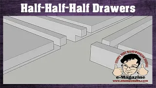 The fast and easy half-half-half drawer construction method