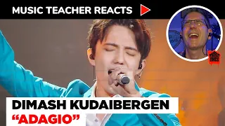 Music Teacher Reacts to Dimash Kudaibergen "Adagio" | Music Shed #84