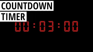 3 Minutes Countdown Timer