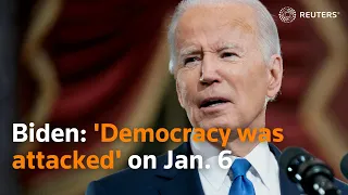 Biden speech: 'Democracy was attacked' on Jan. 6