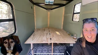 Building a Bed in my 5x8 Cargo Trailer and tying up some loose ends