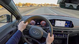 2021 Hyundai Sonata N-Line - POV Test Drive (Binaural Audio)