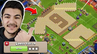 ŞANSLI SAYI 9 MÜCADELESİ !! Haaland Mücadelesi #9 - Clash Of Clans