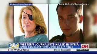 Western journalists killed in Syria