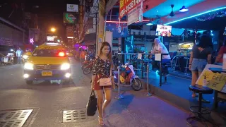 Pattaya Thailand Christmas Eve, Tree Town, Soi Buakhao,  LK Metro 2020