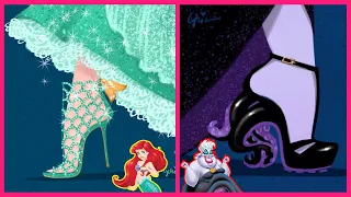 If DISNEY Ladies Wore Designer Shoes!!! (Disney Princess and Disney Villains) 👉@WANAPlus