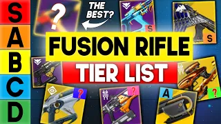 Fusion Rifle PvP Tier List Rankings (Destiny 2)