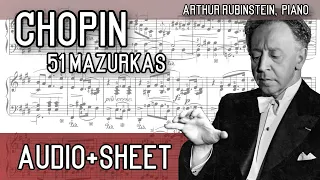 Chopin - 51 Mazurkas (Audio+Sheet) [Rubinstein, 1938-39]