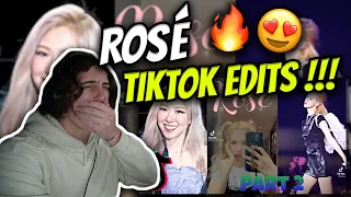 South African Reacts To ROSÉ TIKTOK COMPILATION !!! 😇