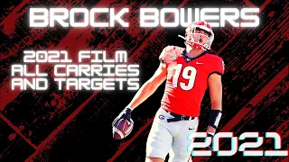 Brock Bowers 2021 Film - All Targets and Carries