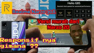 Realme Narzo 30A Ram 4GB Game Test Freefire || Handcam || Helio G85 (12nm) || Batre 6000 mAh