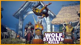 Assassin's Creed Valhalla Wolf Creative Stealth Kills ( NO HUD )