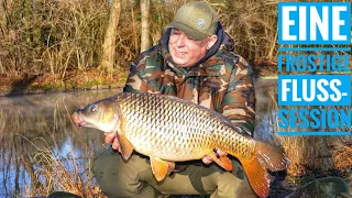 Karpfenangeln VTB 76 - Eine frostige Fluss-Session mit kapitaler Überraschung