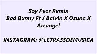 soy peor remix (letra)