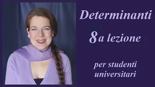 DETERMINANTI 8. Calcolo di un determinante 4x4 con tutti i passaggi. 😍 Matrice triangolare. 💖📚