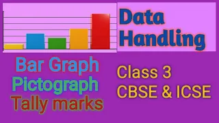 Class 3 | Data handling | CBSE & ICSE | Pictograph & Bar graph | Tally marks