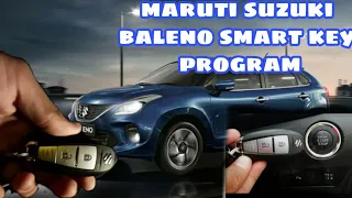 maruti suzuki baleno smart key program