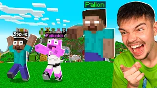 HEROBRINE TROLL na PALIONCE i STEVE w Minecraft!