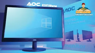 AOC 20 inches E2070SWNE Monitor P3,950 Pesos, Sulit ba? Unboxing and Review (Tagalog Language)