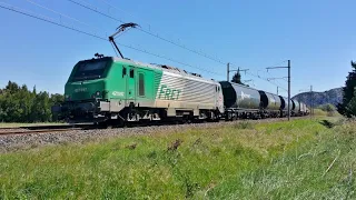 Trains TER FRET TTX et HLP PN 43 à SAINT-GENIES-DE-COMOLAS