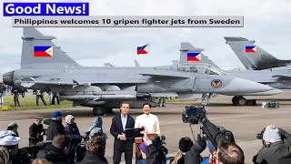 Good news!  10 New Philippine Saab Gripen-39 fighter jets arrive at Clark military base