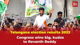 Telangana election results 2023: Congress wins big, kudos to Revanth Reddy