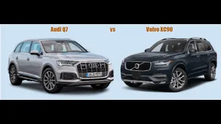 Audi Q7 vs Volvo XC90 In-depth Comparison.
