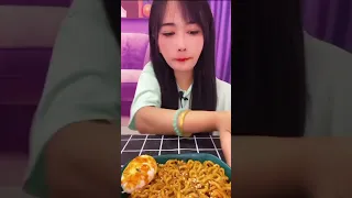 Mukbang impossible!😲🍜🍜@byungari0904 #challenge #mukbang #funny #tiktok #shorts