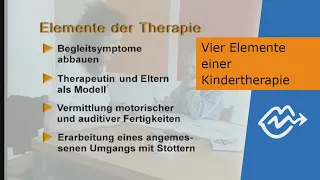 Direkte Therapie für stotternde Kinder - 4 Elemente