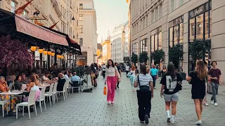 Vienna Walk in City Center, Heroes' Square, September 2023 | 4K HDR