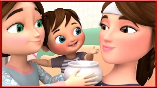 Sick Mother Song , Help Mother Song , Yes Yes Sleap Baby + More Nursery Rhymes - Banana Cartoon