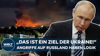 PUTINS KRIEG: Schwere Attacken mit Drohnen auf Russland - "Das ist ein Ziel der Ukraine"