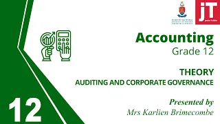Gr12  Accounting - Auditing and Corporate Governance - Theory