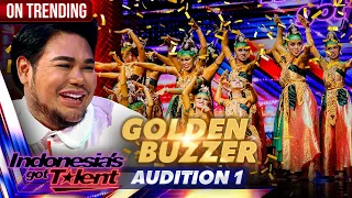 THE FIRST GOLDEN BUZZER! Bravery Sukses Buat Ivan Gunawan Speechless - Indonesia's Got Talent 2023