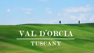 TUSCANY Val D'Orcia | Pienza, Montepulciano, Montalcino [4K scenic travel]