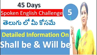 45 Days Spoken English Challenge For Beginners - Day 5