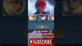 Skin Starlight Sun Cuma 1 DM, Buruan Gas Sebelum Di Fix Moonton #shorts #mlbb