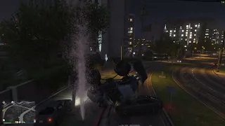 GTA V online extreme destruction, chaos, explosion and death moments