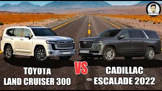 Toyota Land Cruiser 300 2022 VS Cadillac Escalade 2022. Exterior & Interior Comparison