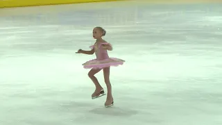 Elizaveta Ignatova,  ISI figure skating competition, Abu Dhabi, 5 years old. 1st place.