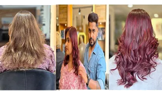 Schwarzkopf lgora 4-88 Red Hair colour👩‍🦰❣️ कैसे करं bleach hair pack Kaisa result Aata Hai