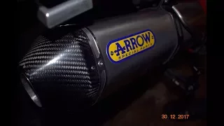 Triumph Tiger 800 Arrow Exhaust PURE SOUND