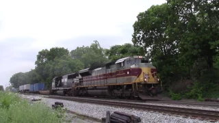 Norfolk Southern #1074 EMD SD70ACE Lackawanna Heritage Unit Southbound