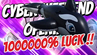 2021 Mega Cyber Weekend Opening 10000% Luck