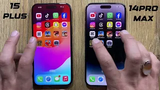 Unleashing the Ultimate Speed Battle: iPhone 15 Plus vs. iPhone 14 Pro Max!