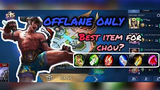 (RE-EDITED) ◆OFFLANE STRATEGY◆ | CHOU SPAM ON MYTHIC RANK✔ | MOBILE LEGENDS
