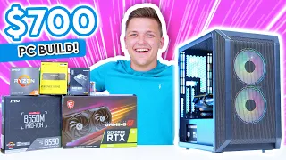 Best $700 Gaming PC Build 2022! [Full RTX 3050 Build Guide w/ Benchmarks!]